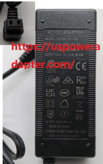 *Brand NEW*Original 14.5V 4.1A AC Adapter GRT60-145410 Power Supply